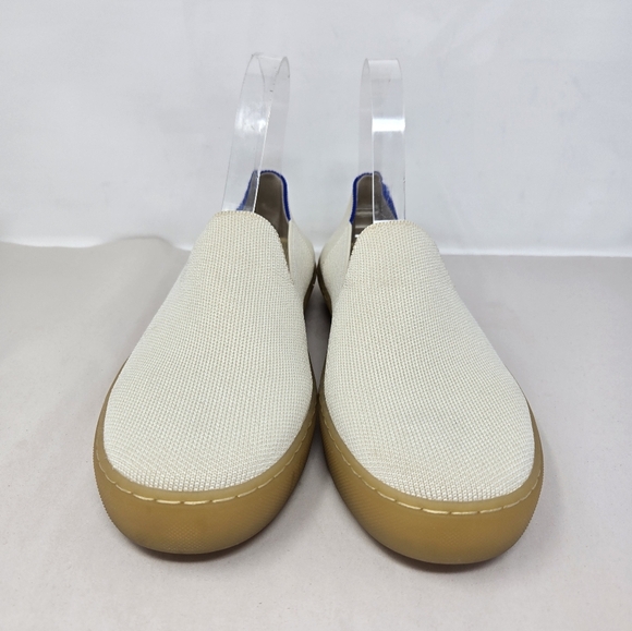 Rothy's Women's Slip On Sneakers Sz 8 Vanilla Bean Color Ultimate Comfort Shoes - Picture 2 of 14
